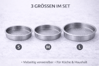 Kochmaster Cig Köfte Tepsi Backblech Backform Cigköfte Hackfleisch Backblech 3tlg. Set