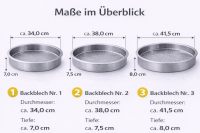 Kochmaster Cig Köfte Tepsi Backblech Backform Cigköfte Hackfleisch Backblech 3tlg. Set