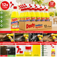 12 x 1 Liter Dasty Fettlöser Fettentferner classic