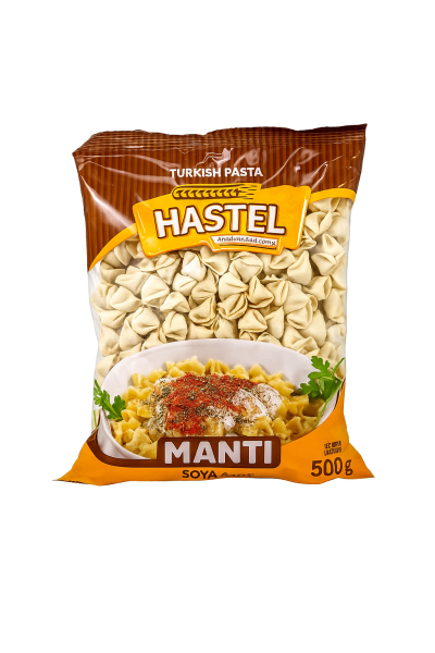 Hastel Manti - Türkische Teigtaschen mit Sojafüllung (500g)