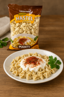 Hastel Manti - Türkische Teigtaschen mit Sojafüllung (500g)