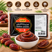 4 x 900g Basra Dattelpaste - Dattelpuree - Dates Paste...