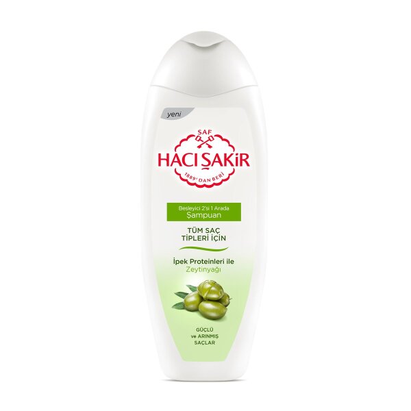 Haci Sakir Olivenöl Shampoo 2in1 Unisex mild für alle Haartypen 500ml