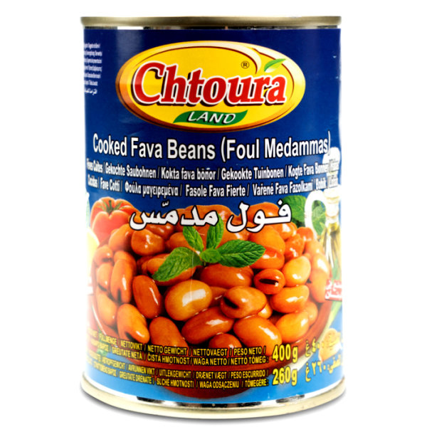 4 x 400g Chtoura Land Foul Medammas - Fava Bohnen  in Dose
