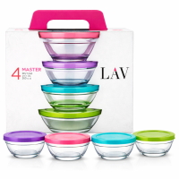 LAV MST243 Aufbewahrungsschüssel 4tlg. Set 250ml