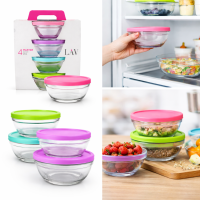 LAV MST243 Aufbewahrungsschüssel 4tlg. Set 250ml