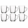 3 x 2er Set - Pasabahce 55531 Teeglas mit Henkel Basic 340ml