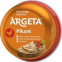 12 x 95g - Argeta Hühner-Aufstrich (Pikant)
