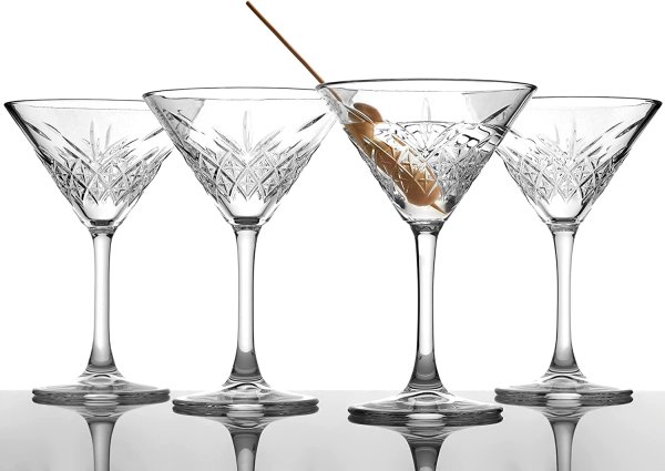 Pasabahce 440176 Martini - Margarita Glas Cocktailgläser 4er Set 230cc