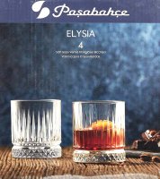 Pasabahce 520014  Elysia Whisky Glas im Retro-Design...